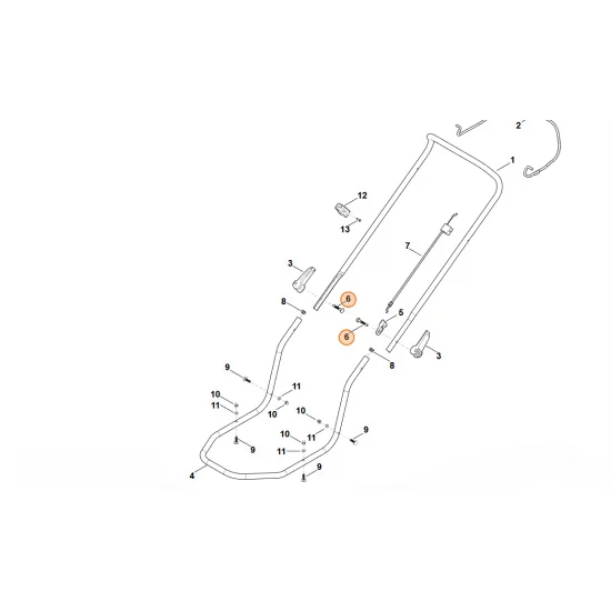 STIHL  Śruba z łbem okrągłym M8x55 9027 318 1965